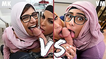 Mia Khalifa e Violet Myers in una battaglia di BANGbros indimenticabile (a scelta)!